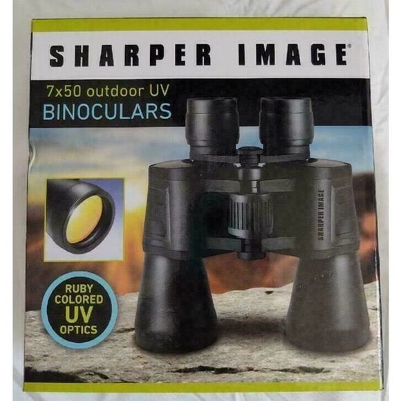 Sharper Image 7x50 Outdoor UV Binoculars w/Carrying Case - Picture 1 of 4